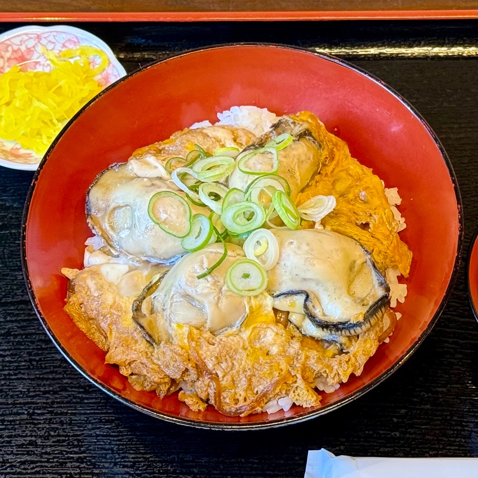 Oyster and Egg Rice Bowl