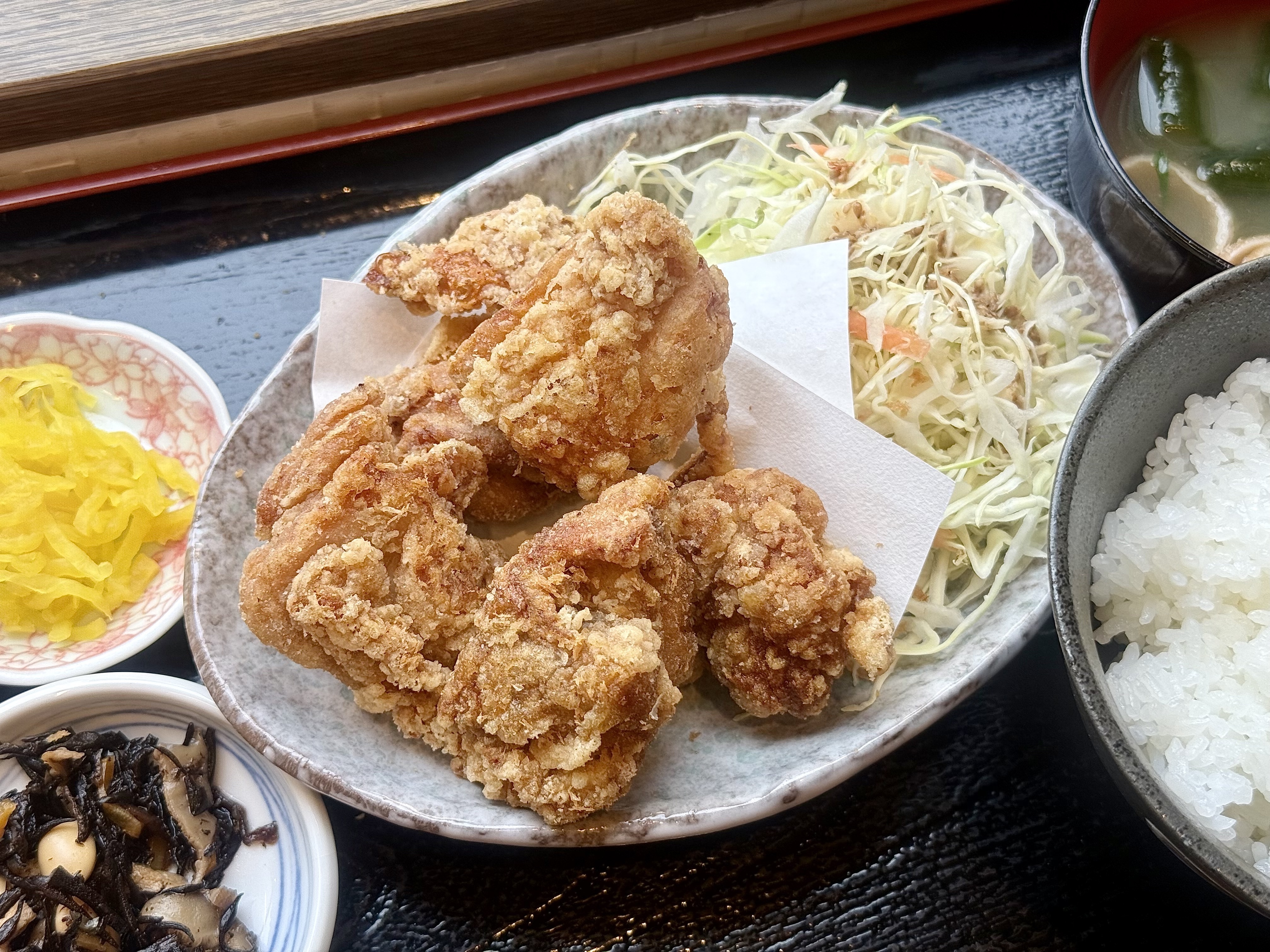 Karaage (Japanese Fried Chicken) Set